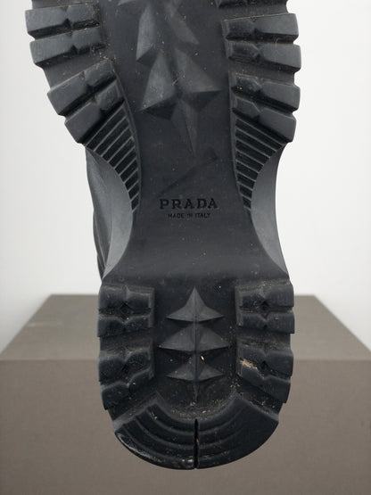 Prada 2000s ‘Brixxen’ Lace-up Ankle Combat Hiking Boots