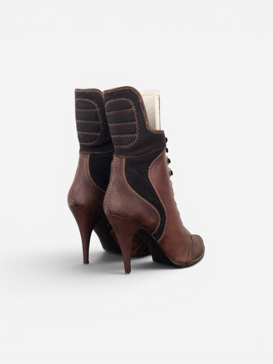 Jean Paul Gaultier AW08 Lace-Up Sports Heel Boots – photo 2