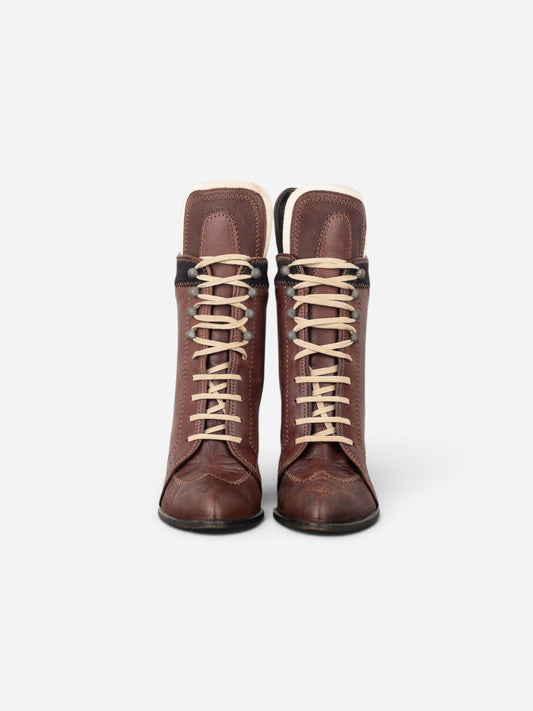 Jean Paul Gaultier AW08 Lace-Up Sports Heel Boots – photo 5