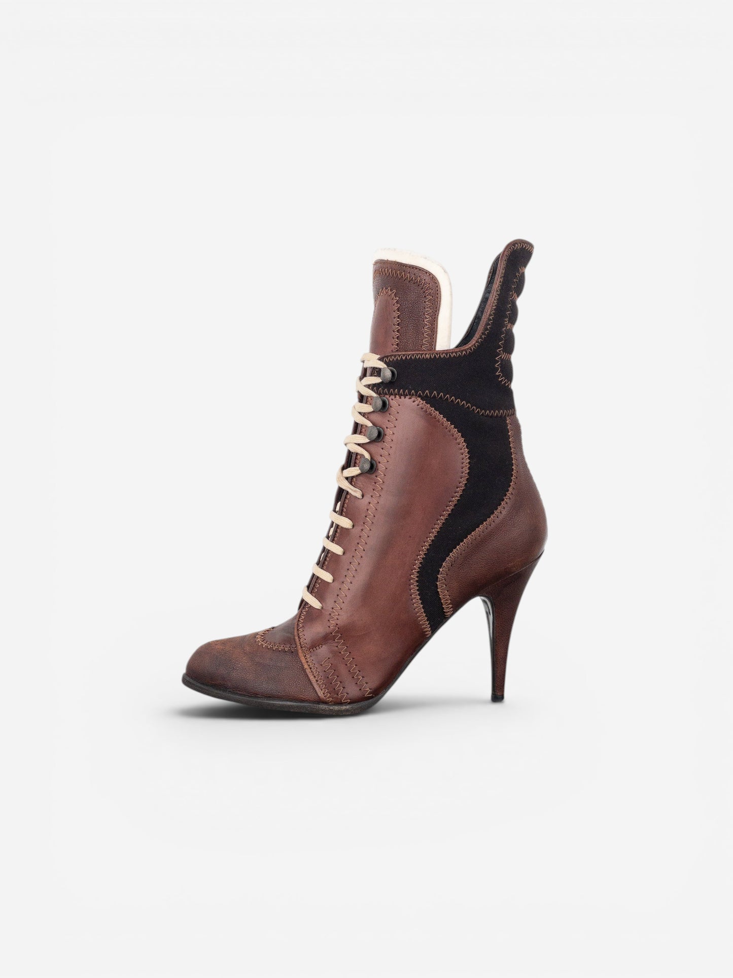 Jean Paul Gaultier AW08 Lace-Up Sports Heel Boots – photo 3