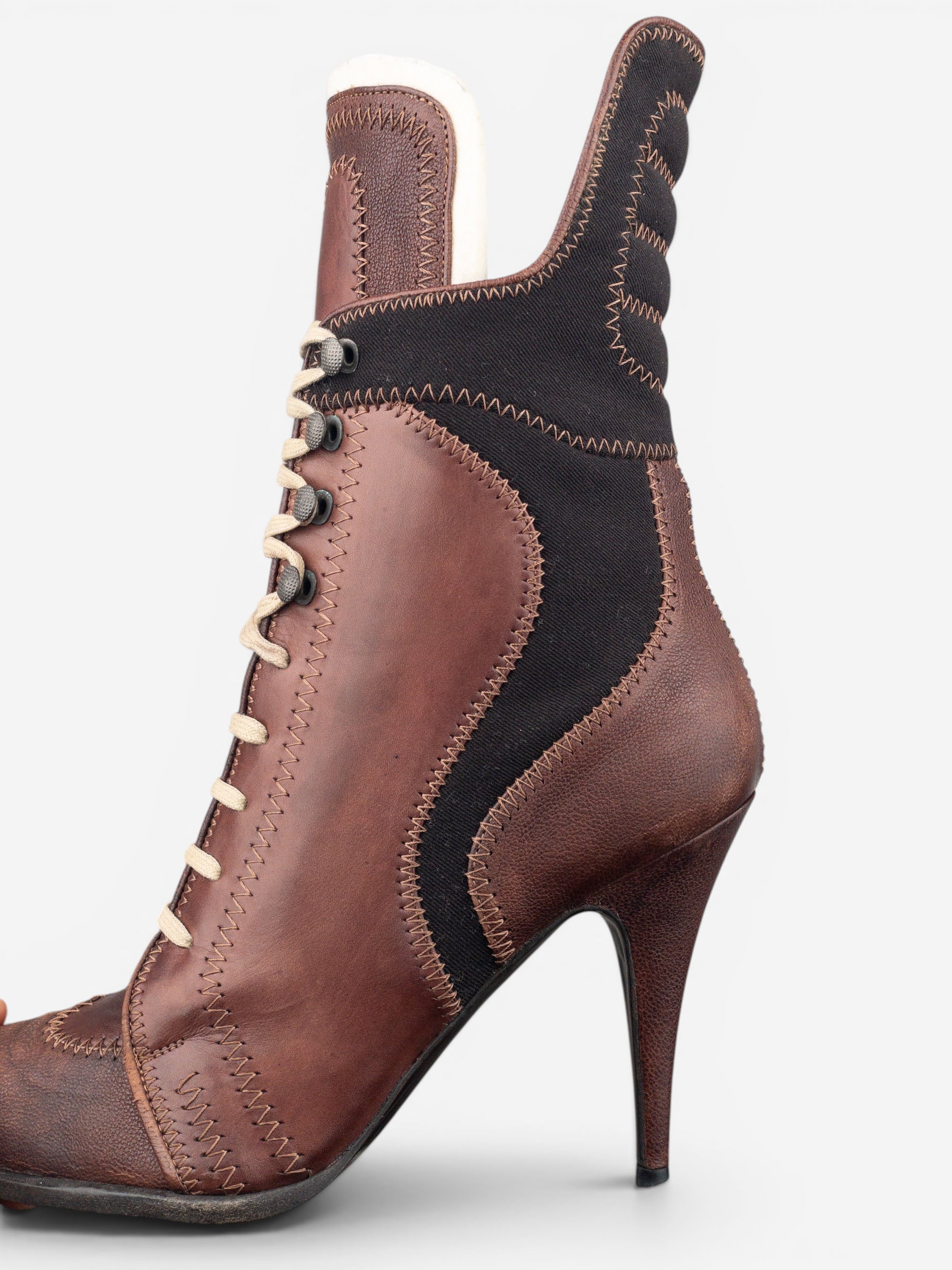 Jean Paul Gaultier AW08 Lace-Up Sports Heel Boots – photo 9