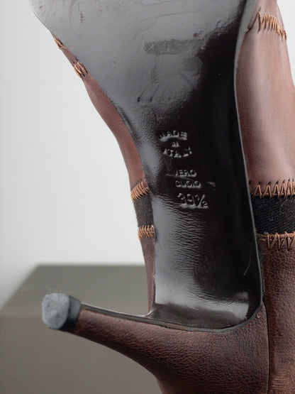 Jean Paul Gaultier AW08 Lace-Up Sports Heel Boots