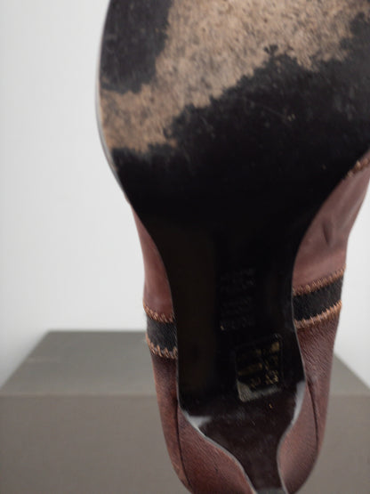 Jean Paul Gaultier AW08 Lace-Up Sports Heel Boots
