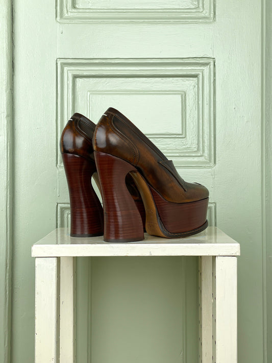 Maison Margiela AW16 70s Platform Loafer Heels