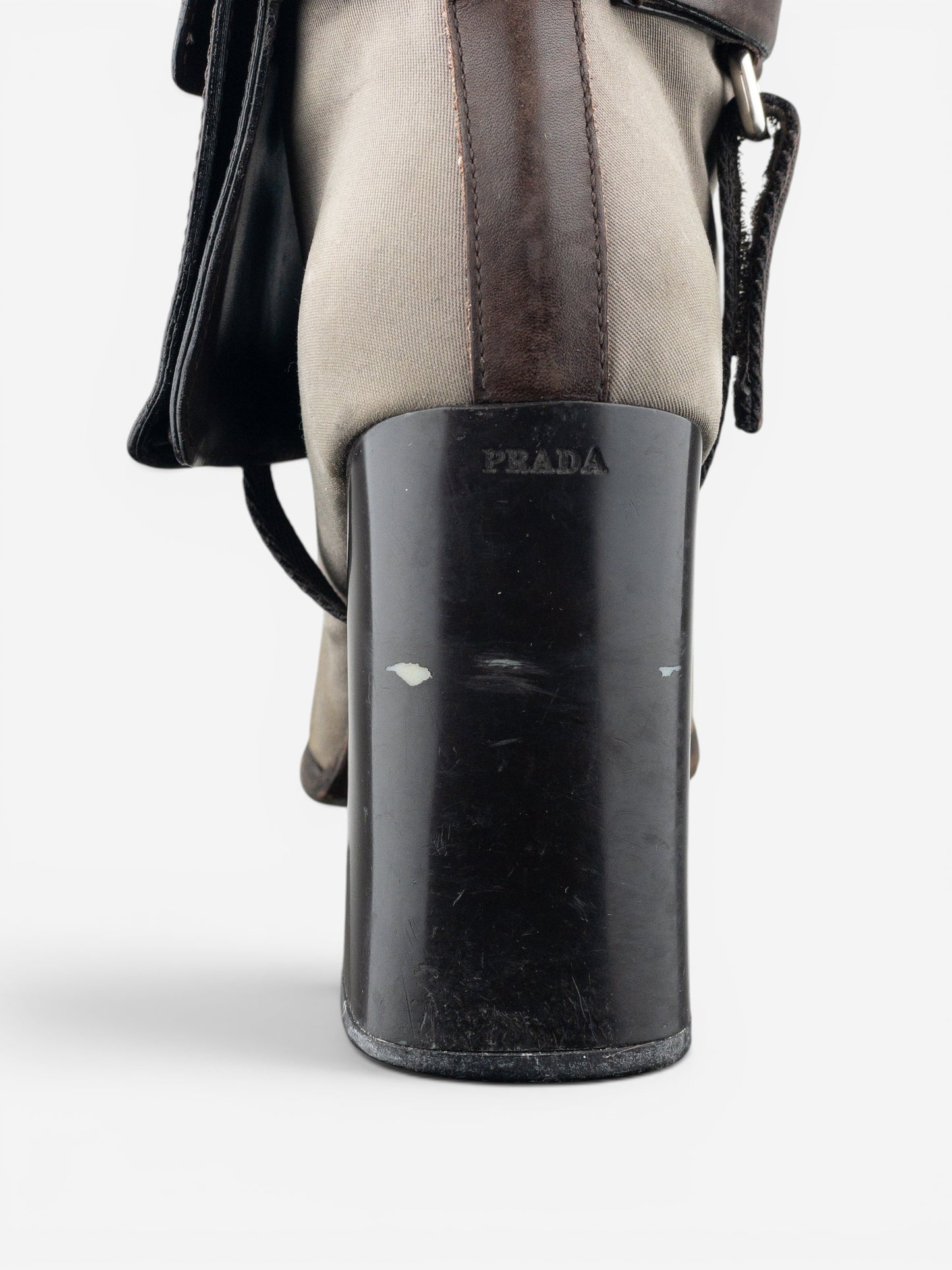 Prada AW99 Hybrid Cargo-Pocket Square Toe Ankle Heel Boots – photo 9