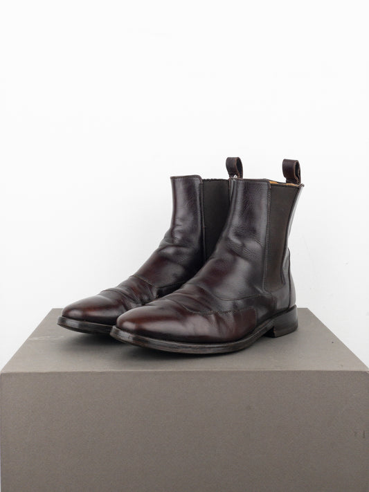 Gucci by Tom Ford 1990s Panelled Chelsea Ankle Boots