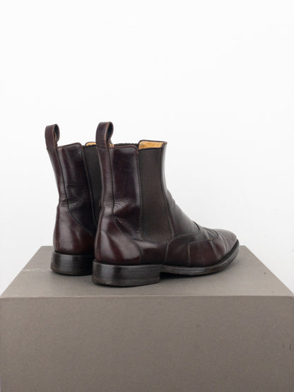 Gucci by Tom Ford 1990s Panelled Chelsea Ankle Boots
