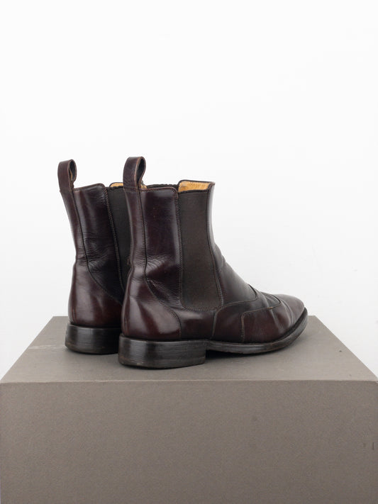 Gucci by Tom Ford 1990s Panelled Chelsea Ankle Boots