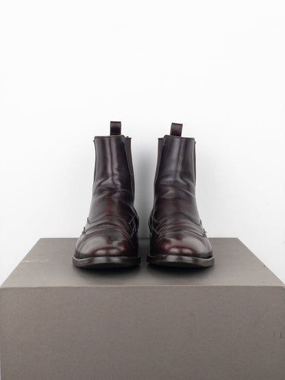 Gucci by Tom Ford 1990s Panelled Chelsea Ankle Boots