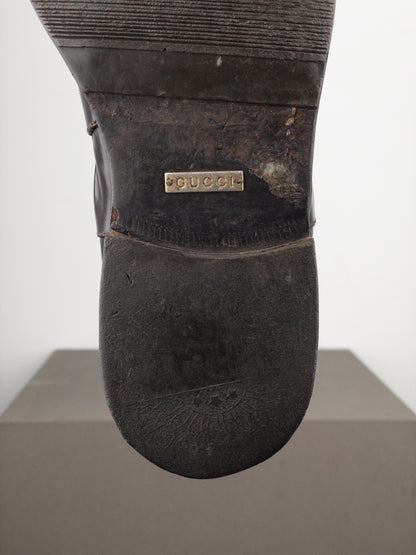 Gucci by Tom Ford 1990s Panelled Chelsea Ankle Boots