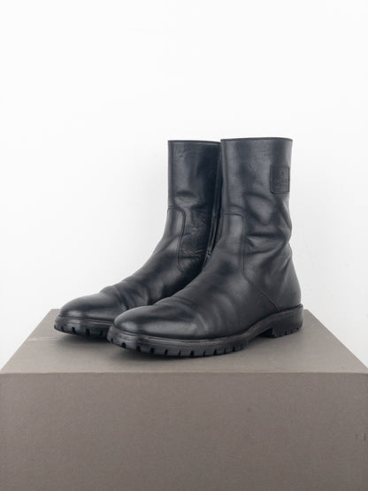 Gucci by Tom Ford 2000s Lug Sole Moto Biker Boots