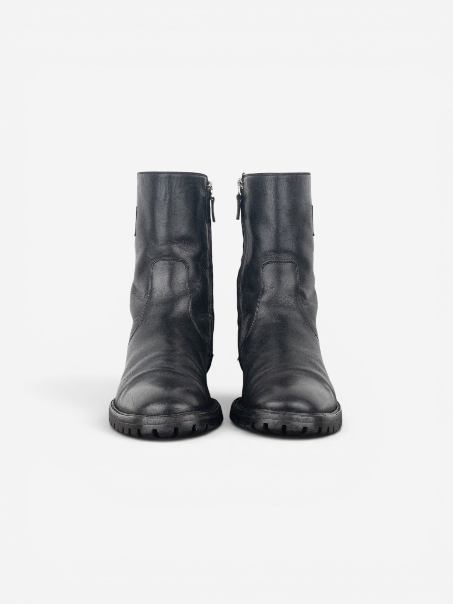 Gucci by Tom Ford 2000s Lug Sole Moto Biker Boots – photo 3