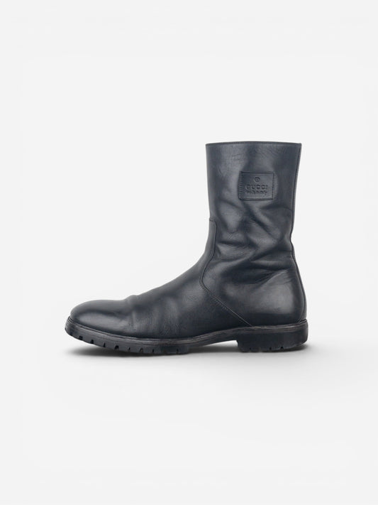 Gucci by Tom Ford 2000s Lug Sole Moto Biker Boots – photo 5