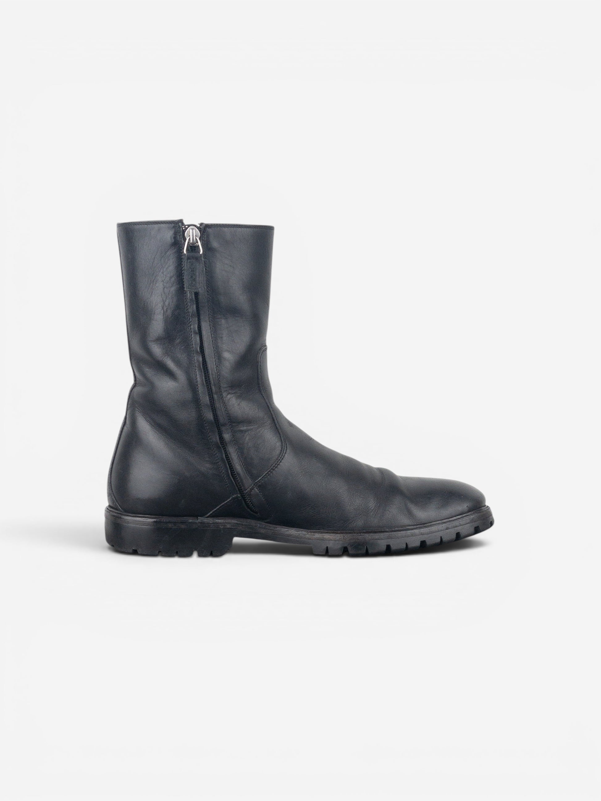 Gucci by Tom Ford 2000s Lug Sole Moto Biker Boots – photo 6