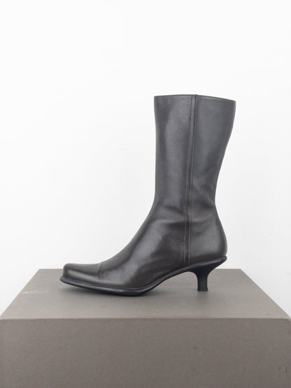 Miu Miu 2000s Kitten-Heel Western Boots