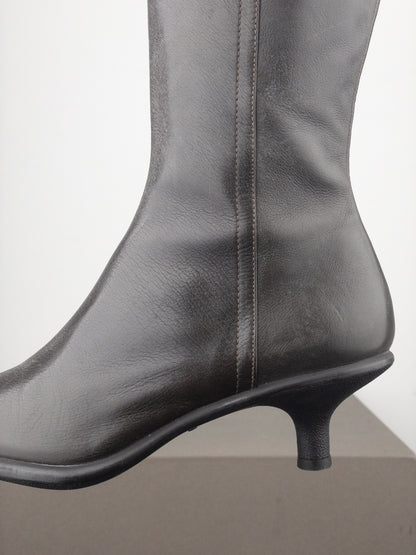 Miu Miu 2000s Kitten-Heel Western Boots