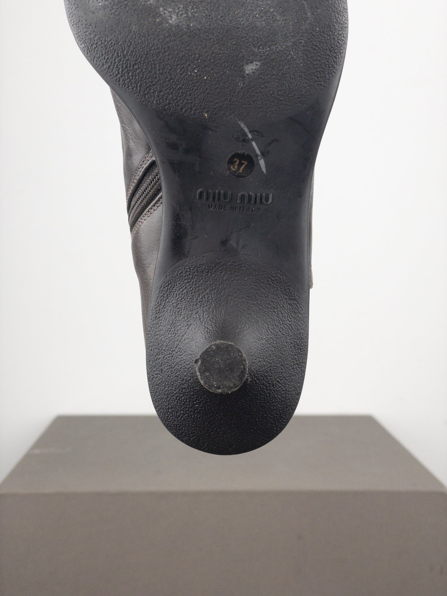 Miu Miu 2000s Kitten-Heel Western Boots