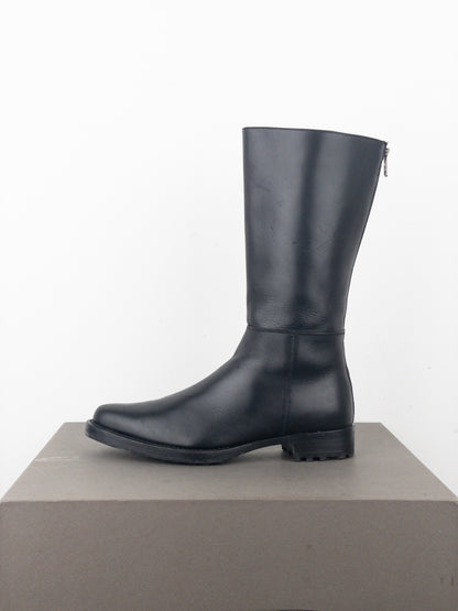 Miu Miu AW01 Pointed-Toe ‘Peco’ Biker Combat Boots