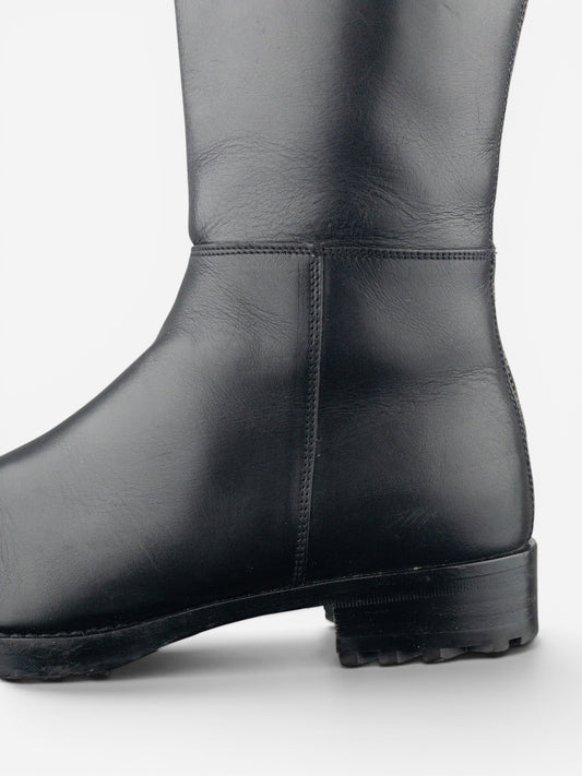 Miu Miu AW01 Pointed-Toe ‘Peco’ Biker Combat Boots – photo 8