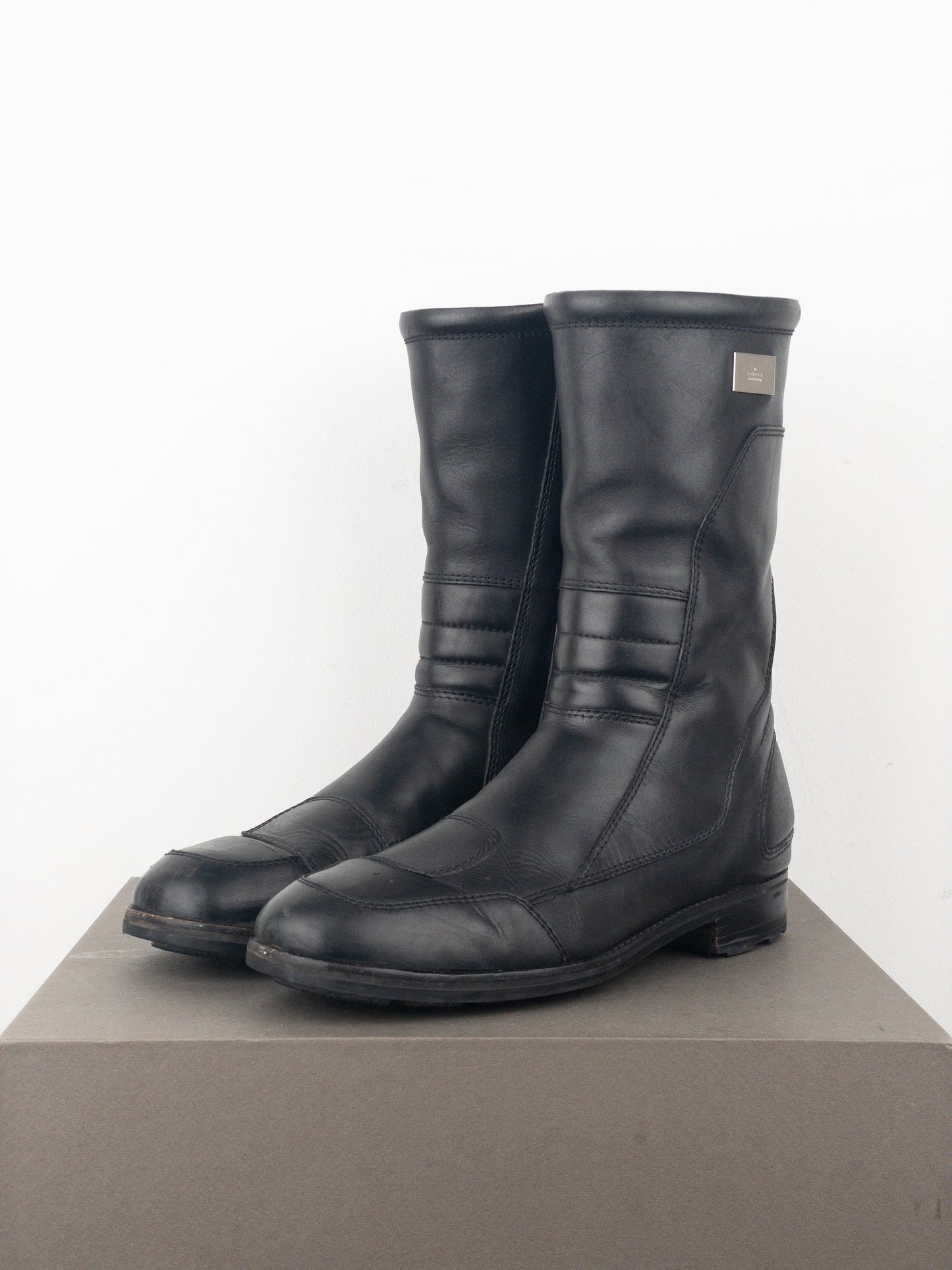Gucci by Tom Ford AW99 Astro Moto Biker Boots