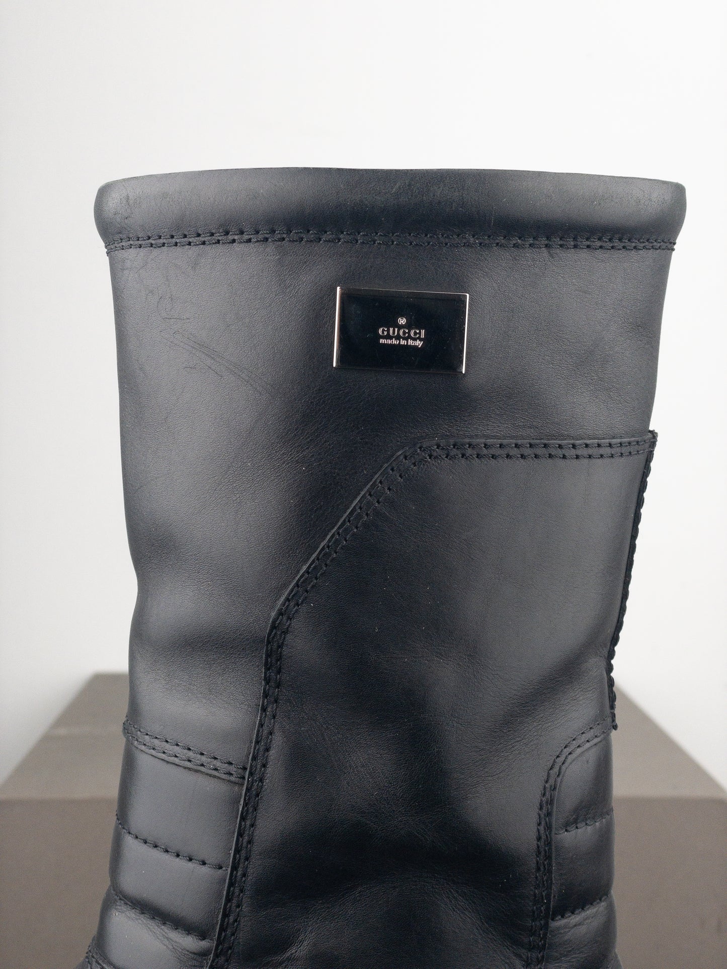 Gucci by Tom Ford AW99 Astro Moto Biker Boots