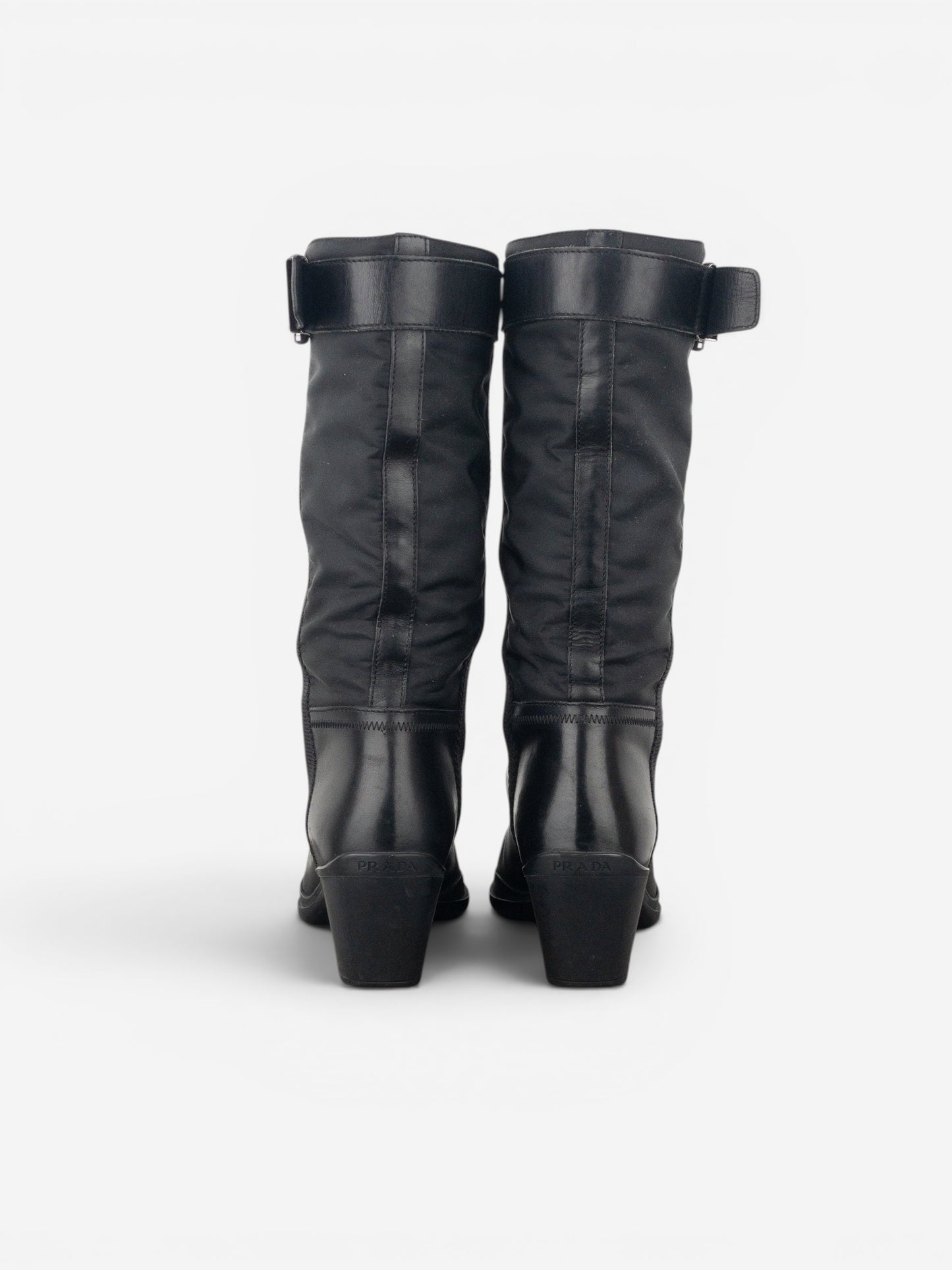 Prada 2000s Hybrid Buckle Cowboy Boots – photo 6