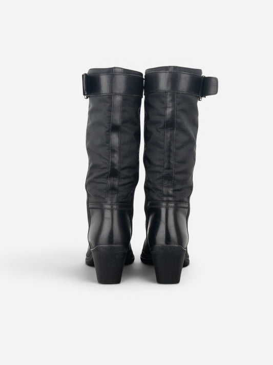 Prada 2000s Hybrid Buckle Cowboy Boots – photo 6