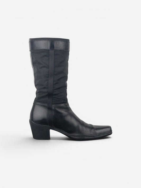 Prada 2000s Hybrid Buckle Cowboy Boots – photo 4