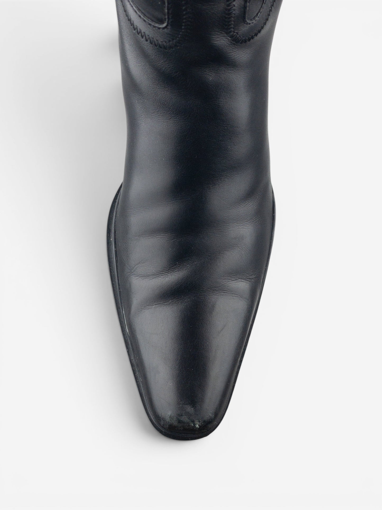 Prada 2000s Hybrid Buckle Cowboy Boots – photo 7