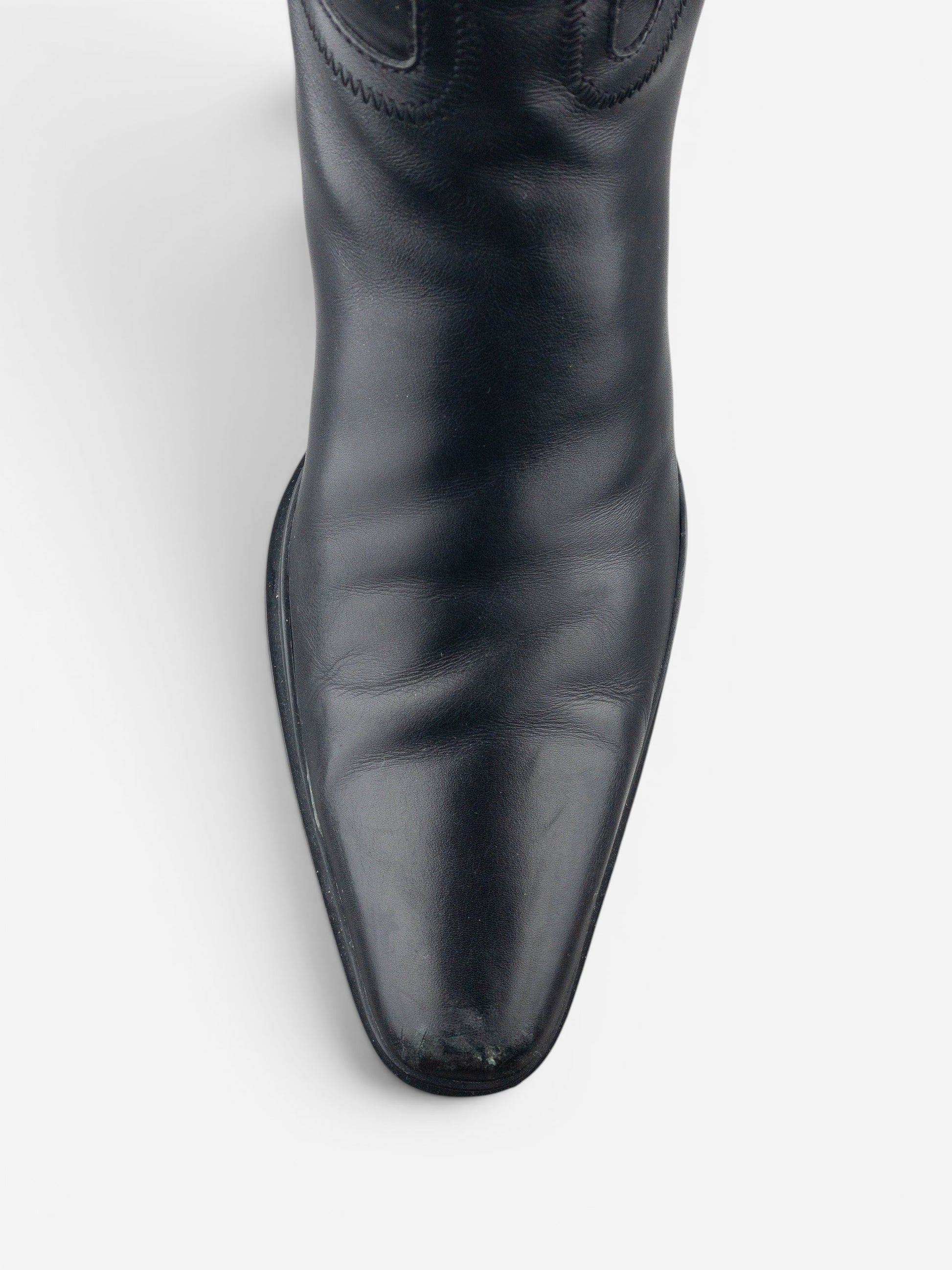 Prada 2000s Hybrid Buckle Cowboy Boots – photo 7