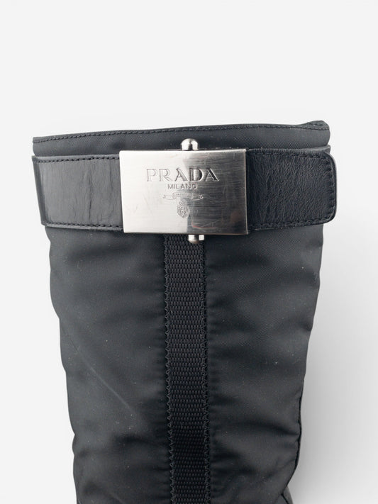 Prada 2000s Hybrid Buckle Cowboy Boots – photo 8