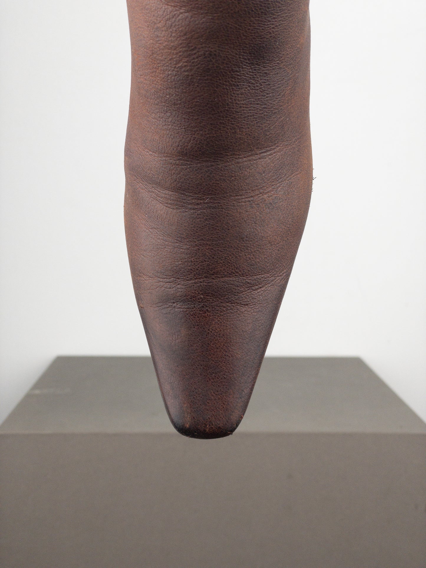 Prada 2000s Square Toe Buckle Kitten Heel Ankle Boots