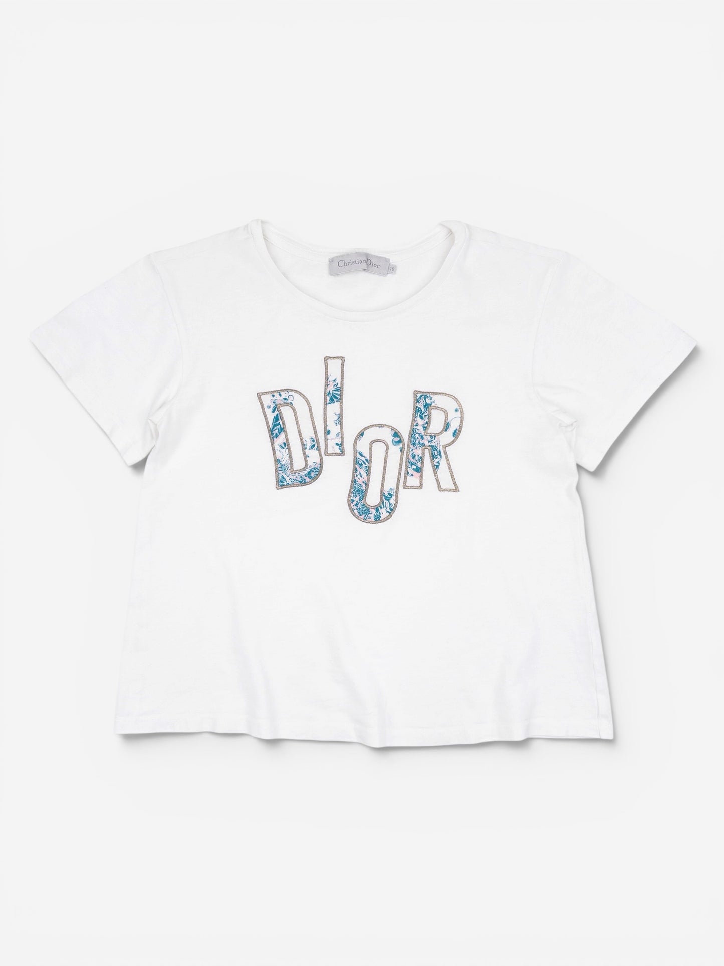 Dior by Galliano 2000s Logo Print Baby T-Shirt