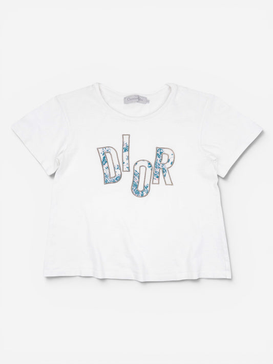 Dior by Galliano 2000s Logo Print Baby T-Shirt