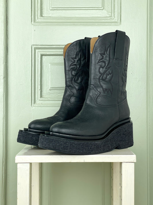 Maison Margiela Platform Cowboy Boots