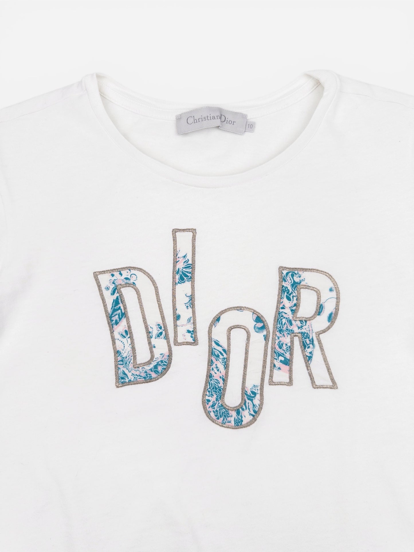 Dior by Galliano 2000s Logo Print Baby T-Shirt