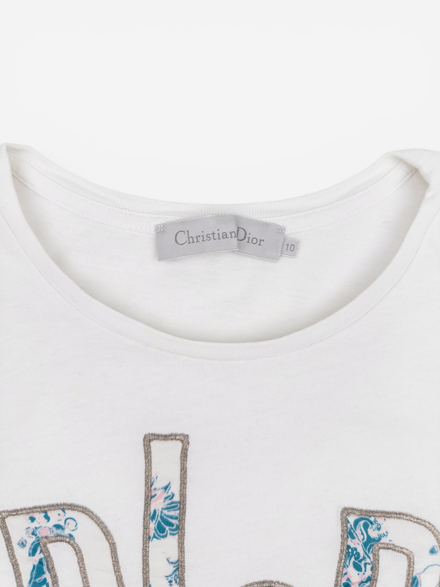 Dior by Galliano 2000s Logo Print Baby T-Shirt