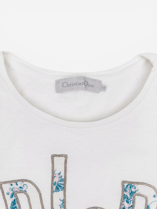 Dior by Galliano 2000s Logo Print Baby T-Shirt – photo 5