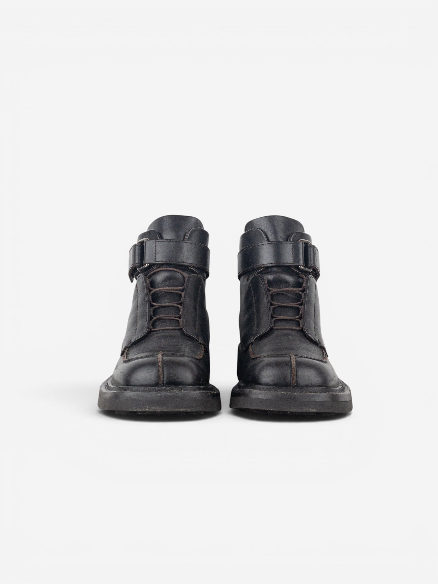 Prada AW99 Square Toe Ankle Combat Boots – photo 5