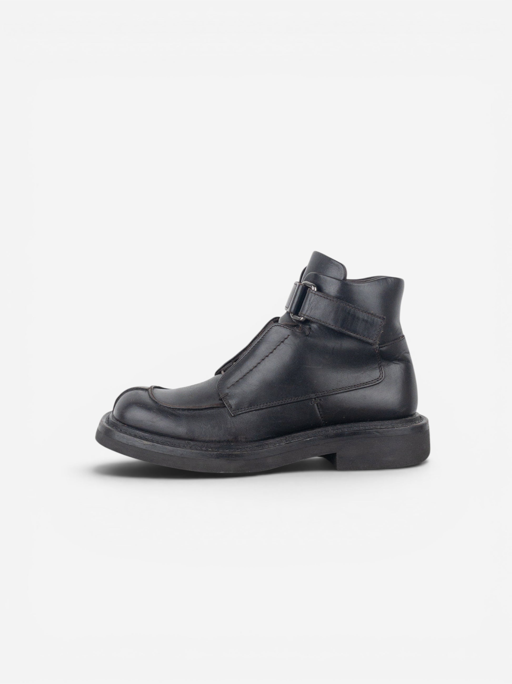 Prada AW99 Square Toe Ankle Combat Boots – photo 3