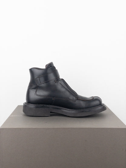 Prada AW99 Square Toe Ankle Combat Boots