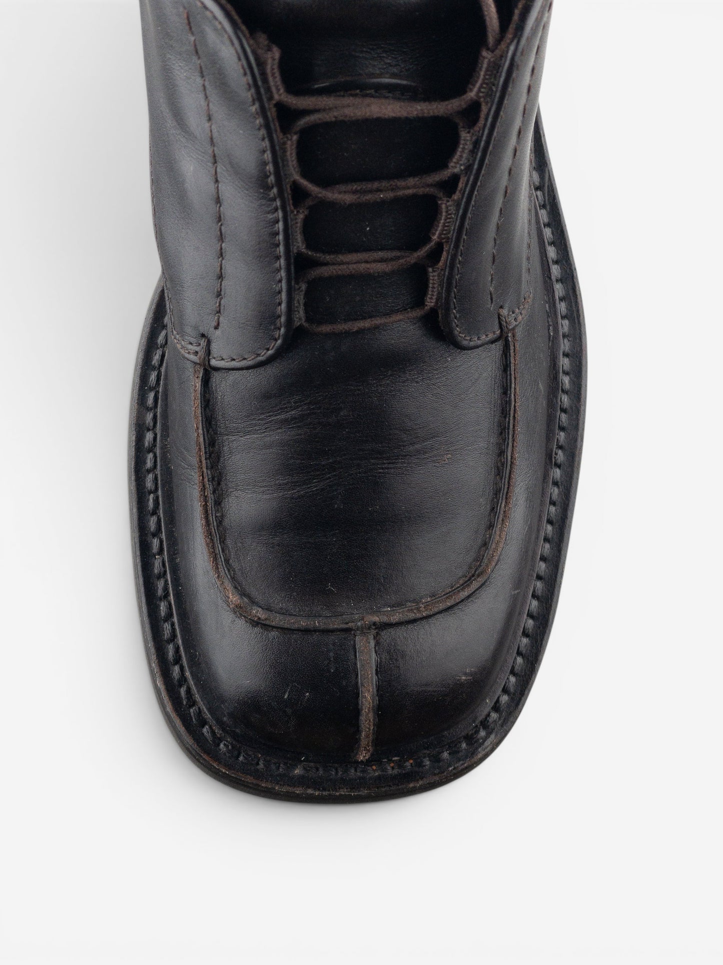 Prada AW99 Square Toe Ankle Combat Boots – photo 7
