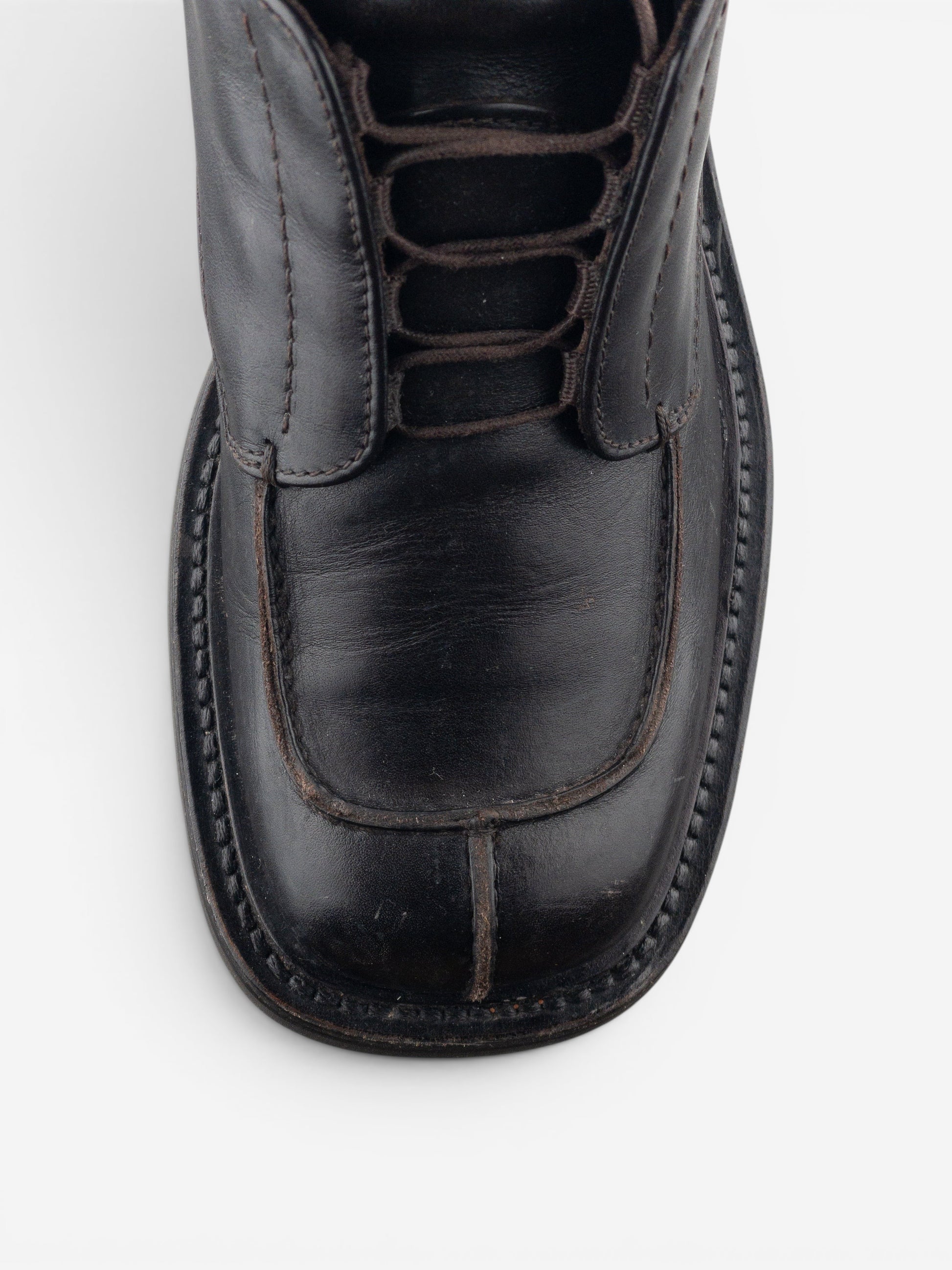Prada AW99 Square Toe Ankle Combat Boots – photo 7
