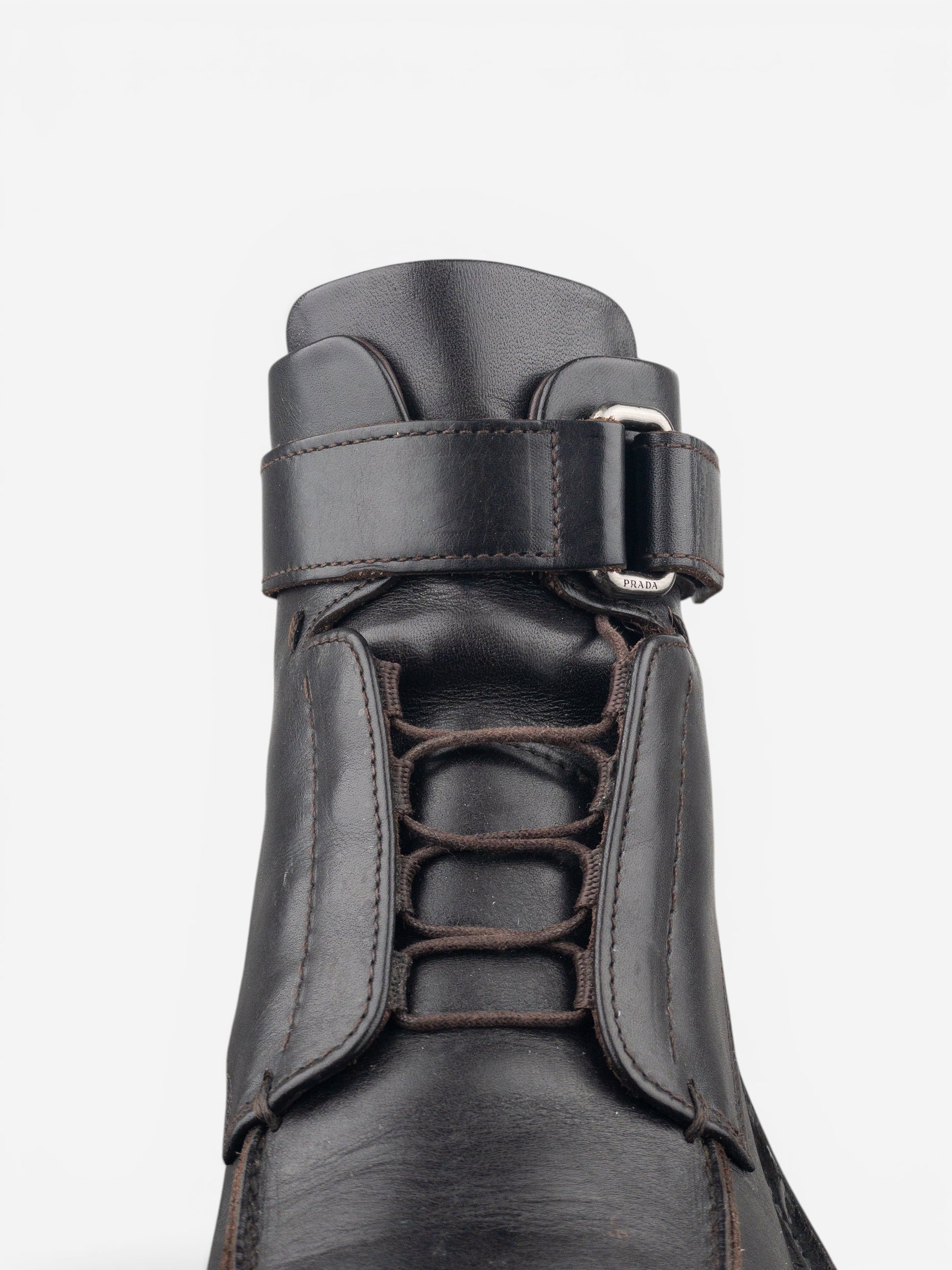 Prada AW99 Square Toe Ankle Combat Boots – photo 10