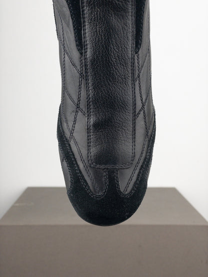 Prada 2000s Mid-Calf Boxing Racing Sneaker Boots