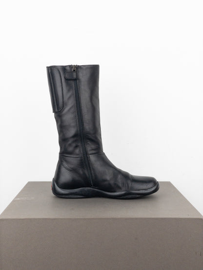 Prada AW99 Knee-High Linea Rossa Sports Boots