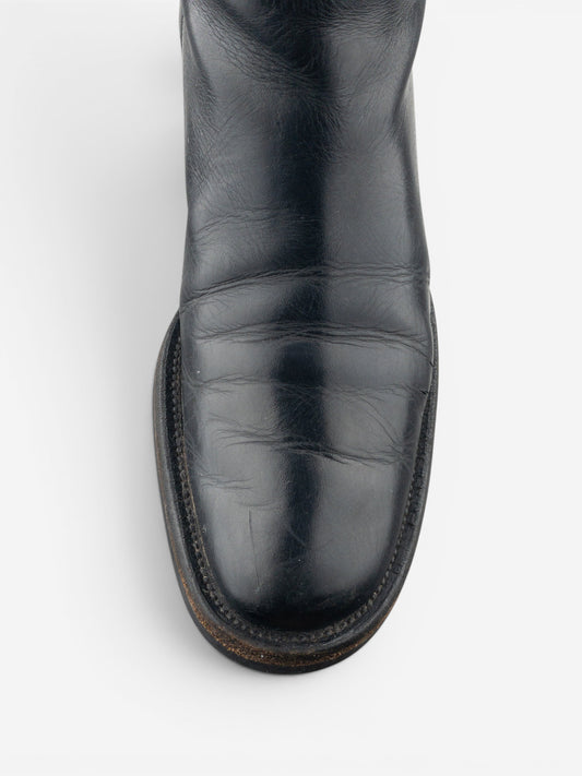 Prada 2000s Mid-Calf Hybrid Buckle Riding Boots – photo 7