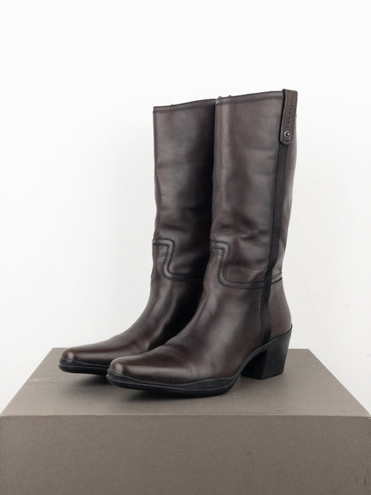 Prada 2000s Knee-High Sports Cowboy Boots