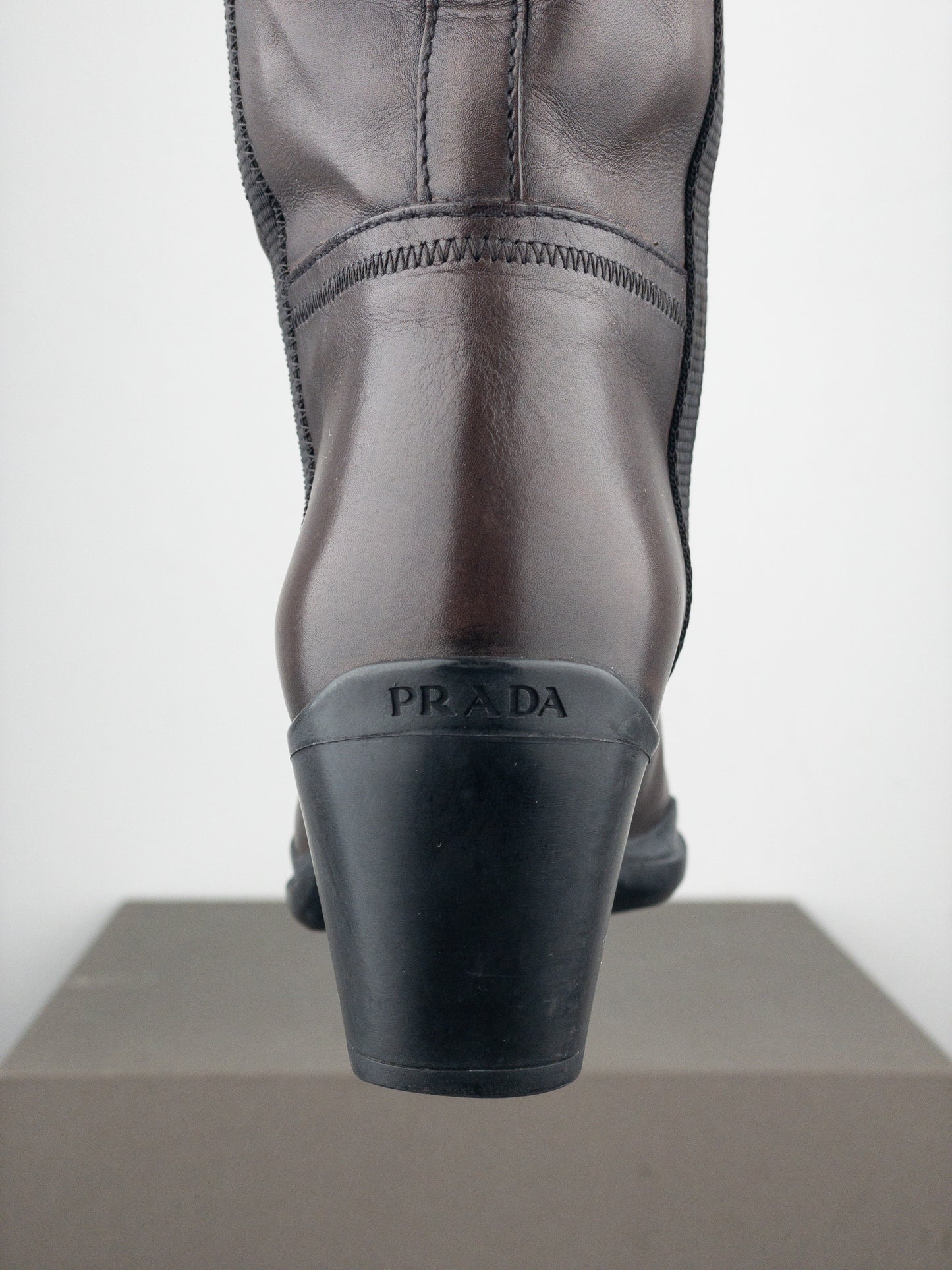 Prada 2000s Knee-High Sports Cowboy Boots