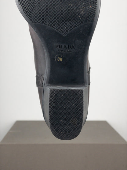 Prada 2000s Knee-High Sports Cowboy Boots